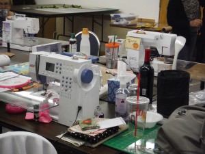 It takes a lot of sewing machines.