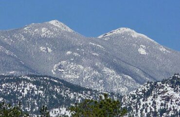 Twin Sisters Peaks, in the Rockies