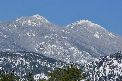 Twin Sisters Peaks, in the Rockies